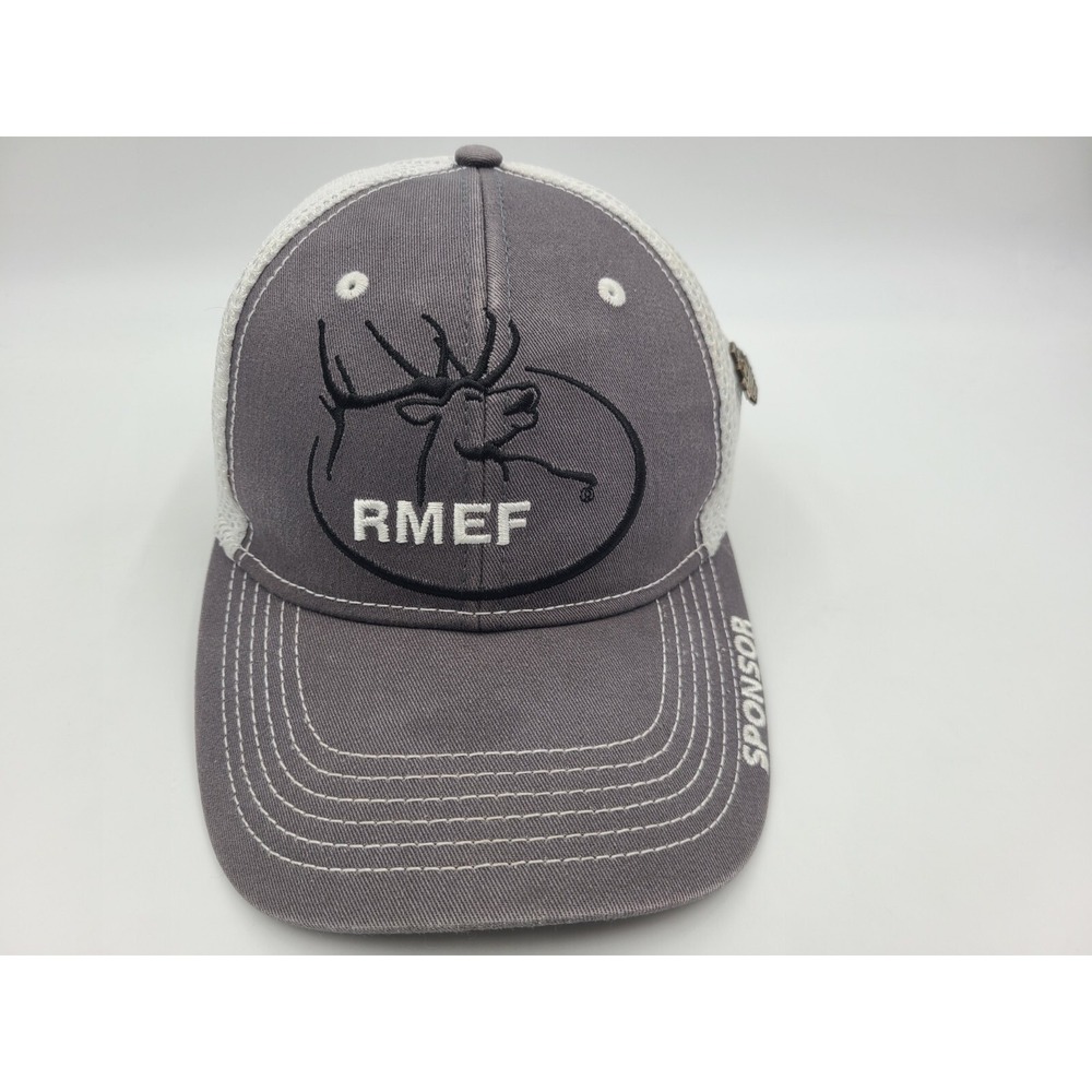 RMEF Rocky Mountain Elk Foundation Mesh Trucker‎ Adjustable Hat Cap 2016 Sponsor